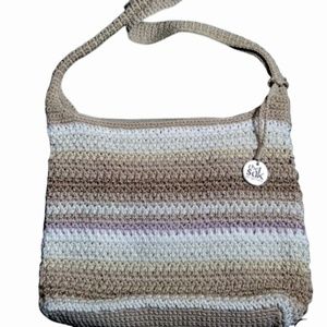 The sak Multicolored Crochet Shoulder Bag